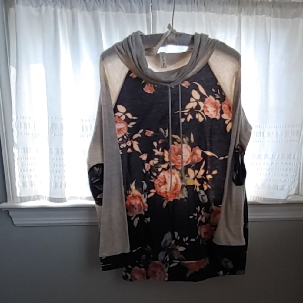 Floral long sleeve shirt